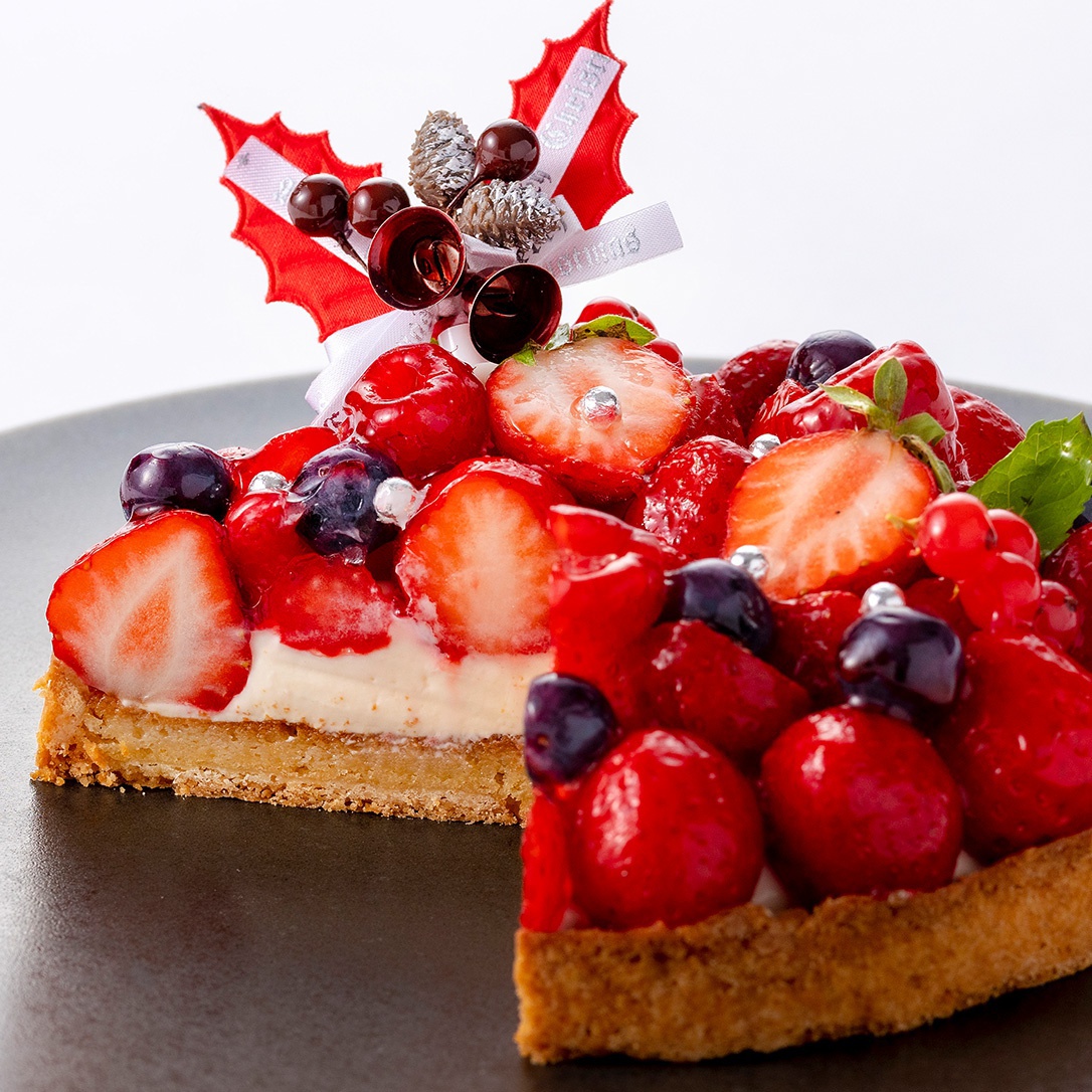 苺とベリーのクリスマスタルト