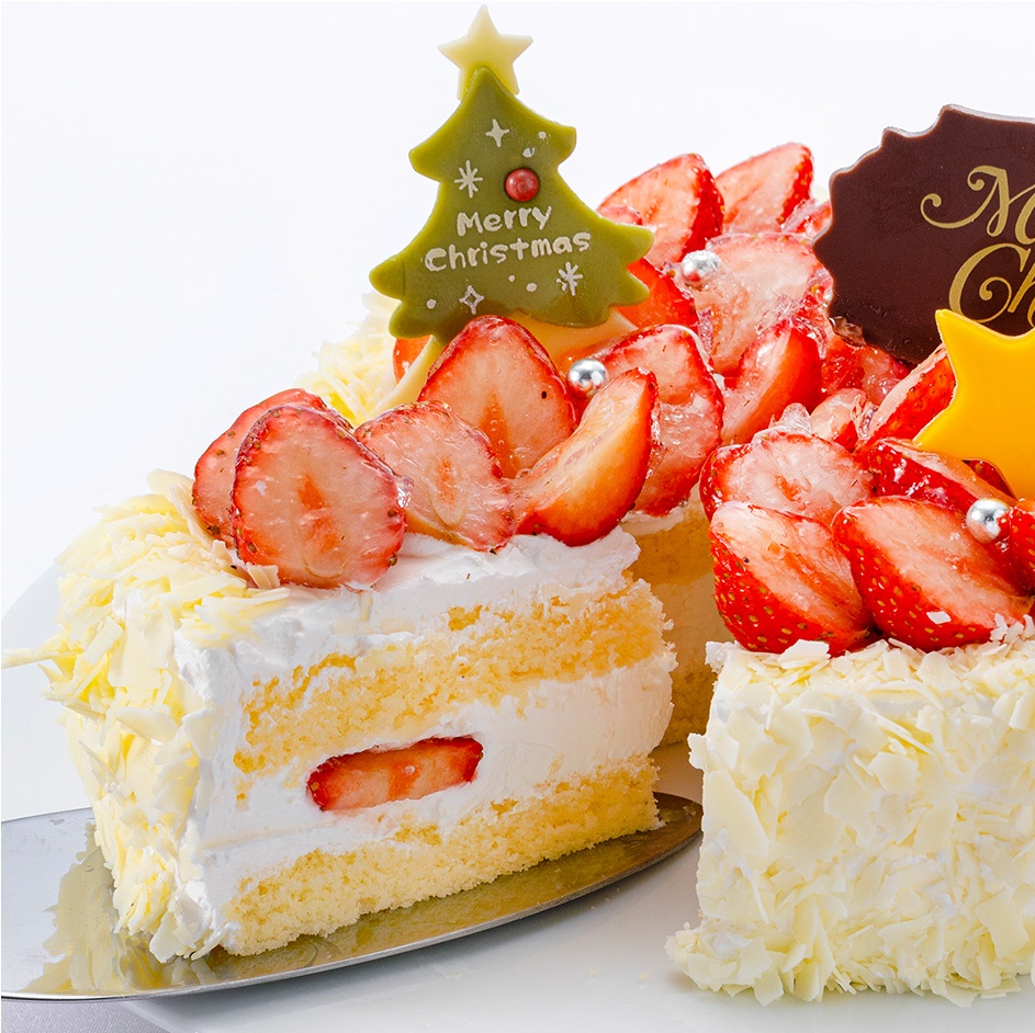 クリスマスに人気の高い苺のケーキ
