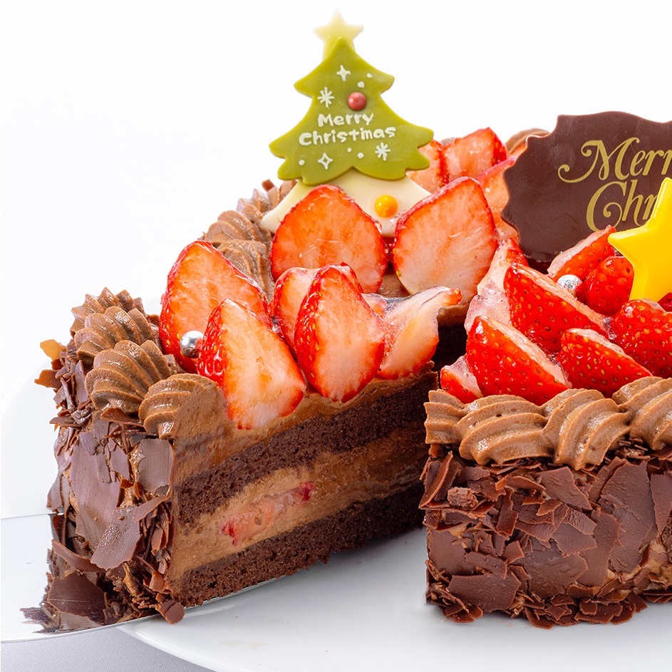 クリスマスに人気の高いチョコレートのケーキ