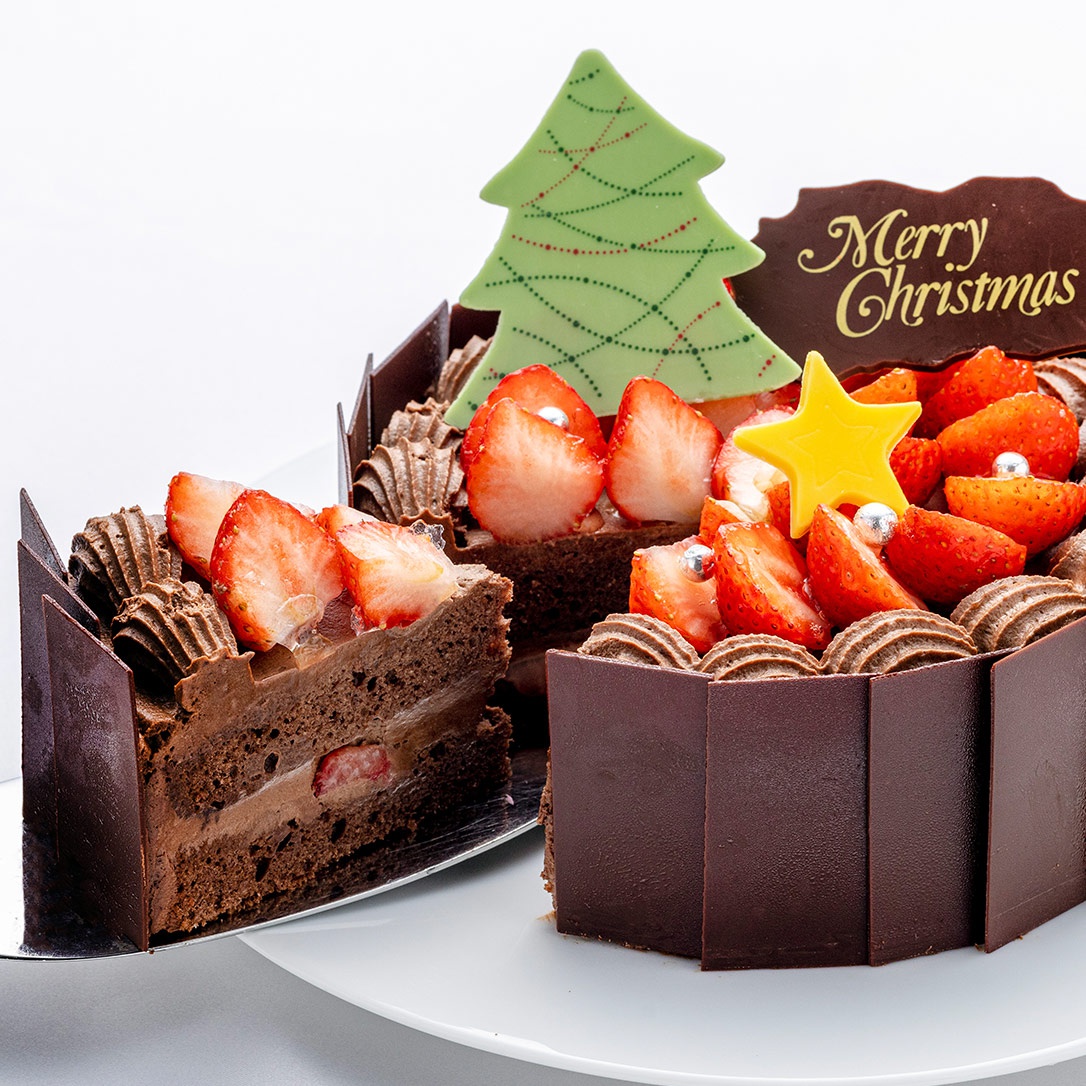 クリスマスに人気の高いチョコレートのケーキ